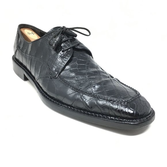 David Eden Oxfords Shoes Size 10 Black Crocodile main image 5